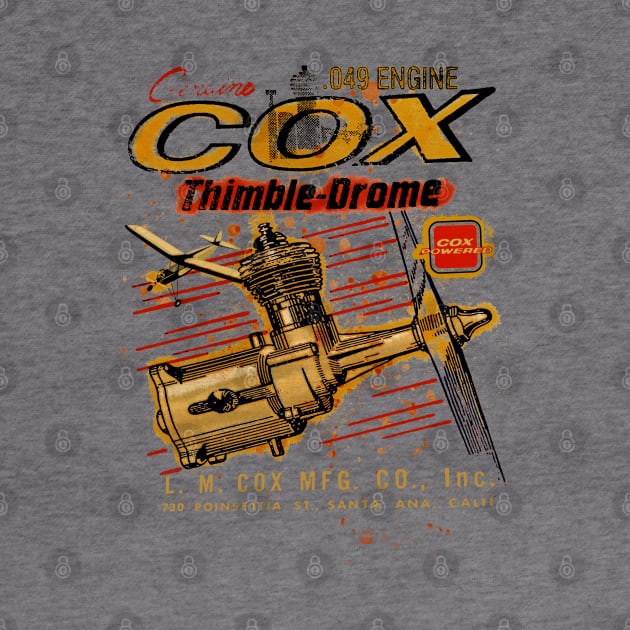 Cox .049 Thimble Drome model Engines USA by Midcenturydave